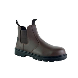 Tuffking Brook Safety Dealer Boot Steel Toecap Brown 09