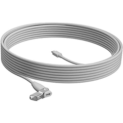Logitech Rally Mic Pod 10m Off White Extension Cable