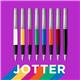 Parker Jotter Fountain Pen Magenta/Stainless Steel Barrel Blue and Black Ink - 2096860