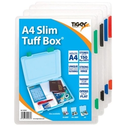 Tiger Tuff Box Polypropylene A4 Slim - 300065