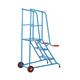 Climb-It Loading Step 3 Tread Open Back Powder Coated Blue SLS03P