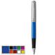 Parker Jotter Fountain Pen Blue/Stainless Steel Barrel Blue and Black Ink - 2096858