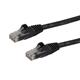 StarTech.com 2m Black Snagless Cat6 UTP Patch Cable