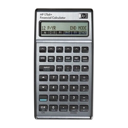 HP 2 Line Financial Calculator Silver HP-17BII