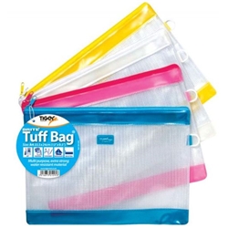Tiger Brite Tuff Bag Polypropylene A4 330 Micron Assorted Colours - 301295