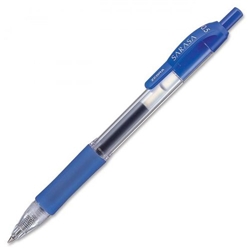 Zebra Sarasa Retractable Gel Rollerball Pen 0.5mm Tip 0.3mm Line Blue (Pack 12) - 46720
