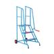 Climb-It Loading Step 3 Tread Open Back Powder Coated Blue SLS03P
