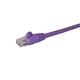 StarTech.com 0.5m Purple Snagless Cat6 Patch Cable