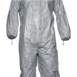 Dupont Tyche 6000F Hooded Coverall Grey L TYFBSL