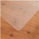 Ecotex Evolutionmat Floor Protection Mat for Hard Floors Improved Polymer With Up To 50 % Recycled Content 75 x 120cm Transparent UFRECO123048EP