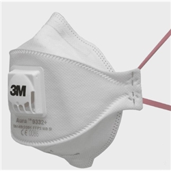 3M Mask 9332 Ce Marked W/Valve FFP3