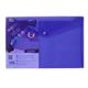 Snopake Polyfile Wallet File Polypropylene Foolscap Electra Purple (Pack 5) - 11162