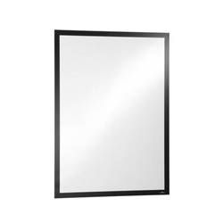 Durable DURAFRAME POSTER UV-Resistant Self-Adhesive Sign & Document Holder with Magnetic Frame A1 Black - 505501