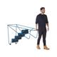 Climb-It Tilt N Pull Steps 4 Tread Blue AAT04
