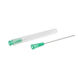 BD microlance 3 needles, 21G, 25mm, 1", thin, regular, green - Box of 100
