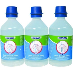 Astroplast Saline Eye Wash 500ml Bottle (Pack 3) - 1047009