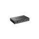 D Link DES 108 8 Port Gigabit Ethernet Unamanaged Metal Housing Desktop Switch