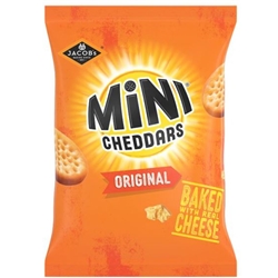 Jacob's Mini Cheddars Original Baked Snacks Handy Pack 44x35g