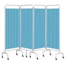 Replacement Pastel Blue Curtain for 4 section screen