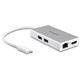 StarTech.com USB C Multiport Adapter 4K 60W PD Silver