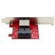 StarTech.com MiniSAS Adapter Dual SFF 8643 to 8644