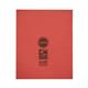 Rhino 8 x 6.5 Exercise Book 48 Page 10mm Squares S10 Red (Pack 100) - VEX342-558-6