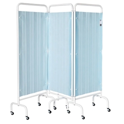 Replacement Pastel Blue Curtain for 3 section screen