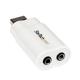 StarTech.com USB to Stereo Audio Adapter Converter