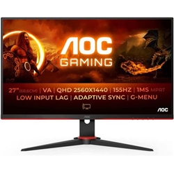 AOC G2 Q27G2E 27 Inch 2560 x 1440 Pixels Quad HD VA Panel HDMI DisplayPort Gaming Monitor