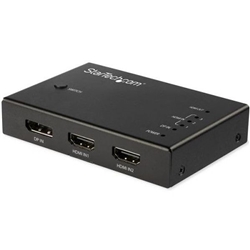 StarTech.com 4PT HDMI Video Switch 3x HDMI and 1x DP