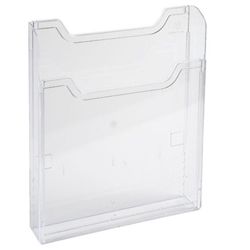 Exacompta Wall Literature Holders A5 Portrait Clear Acrylic 65058D