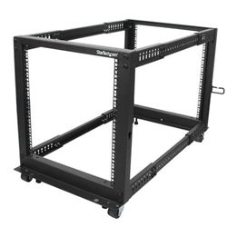 StarTech.com 12U Open Frame 4 Post Server Rack