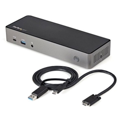 StarTech.com Hybrid USB C USB A Triple HDMI 4K 60Hz Dock