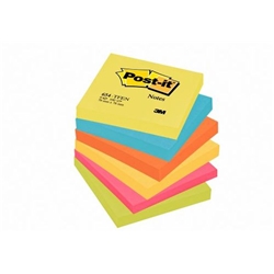 Post-it Notes 76 mm x 76 mm Energetic Colours (Pack 6) - 7100296019