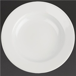 Royal Porcelain Classic White Wide Rim Plates 160mm (12 pack)