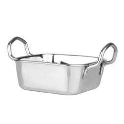 Olympia Table Presentation Square Dish Stainless Steel 115x115mm