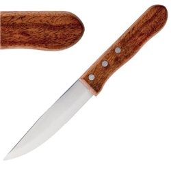 Olympia Jumbo Steak Knives Rosewood Handle (12 Pack)