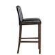 Bolero Faux Leather High Bar Stool Brown (Single)