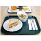 Olympia Kristallon Large Polypropylene Fast Food Tray Green 450mm