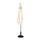 Bolero Square Pulley Parasol 2.5m Diameter Cream