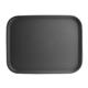 Olympia Kristallon Polypropylene Rectangular Non-Slip Tray Black 457mm