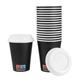 CaterBase Hot Cups and Lids Pack 12oz (300 Pack)