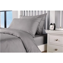 Mitre Essentials Spectrum Housewife Pillowcases Grey (2 pack)