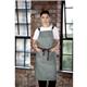 Southside Linen Blend Bib Apron Forest Green