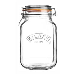 Kilner Clip Top Square Jar 1500ml