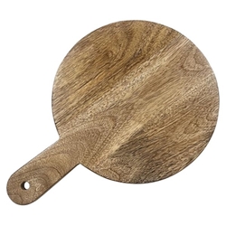 Olympia Round Handled Display Stand Mango Wood with Metal Legs 350x250x80mm