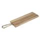 Olympia Rectangular Paddle Board Acacia Wood Metal Handle 575x152mm