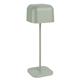 Olympia Lucca Table Lamp Squared Dome Sage 300mm