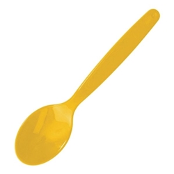 Olympia Kristallon Polypropylene Spoons Yellow (12 pack)