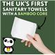 Cheeky Panda Pantyliners with Bamboo Lining + Core (Pack of 6 of 18 Liners) 